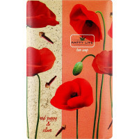 Hard soap Happy Life Red poppy and carnation 180 g (4823107604096)