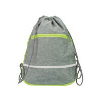 Cool For School Shoe Bag 2 Zippers With Extension Unisex Brown Black (CF85759-30)