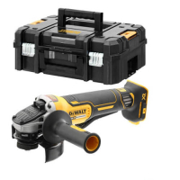 Grinder DeWALT 18V XR Li-lon, 125 mm, 9000 rpm, weight 1.74 kg, TSTAK (without battery and charger) (DCG406NT)