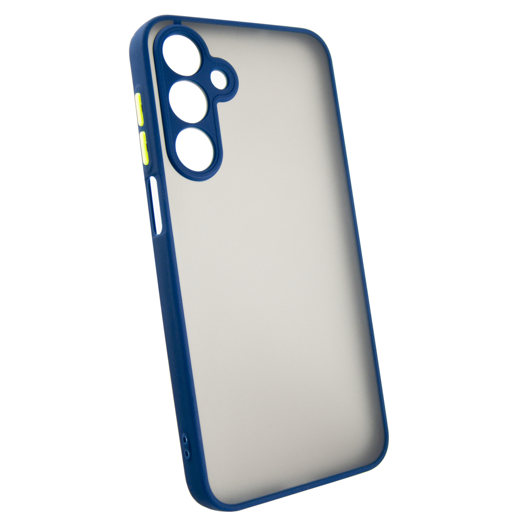 Чохол до мобільного телефона Dengos Matte Samsung Galaxy M35 5G Blue (DG-TPU-MATT-145) Чохол до мобільного телефона Dengos Matte Samsung Galaxy M35 5G Blue (DG-TPU-MATT-145)