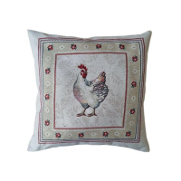 Pillowcase Provence decorative White chicken 45x45 (026031)