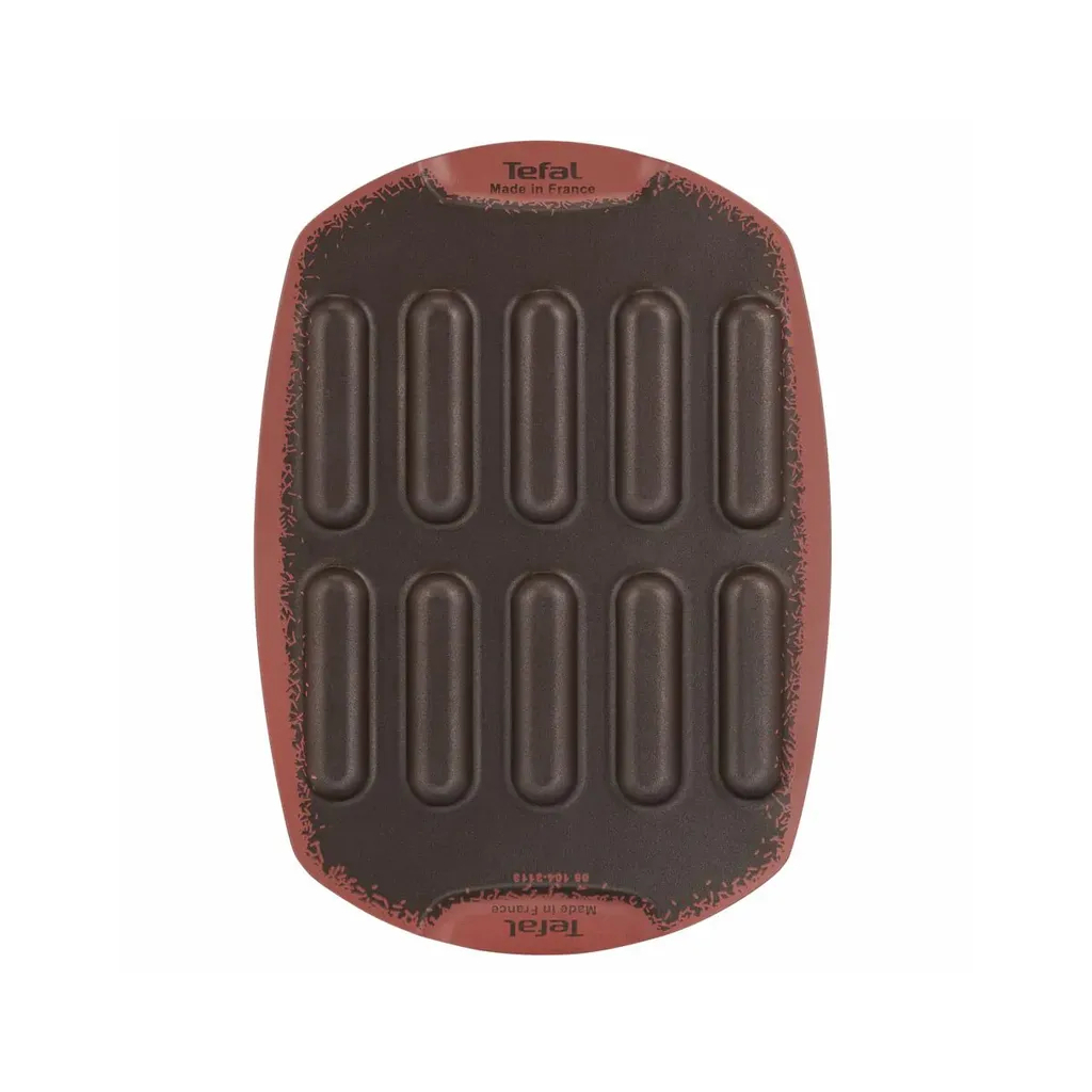 Форма для випікання Tefal PerfectBake, 10 форм, прямокутний 21х29см, алюміній, коричневий (J5734302)