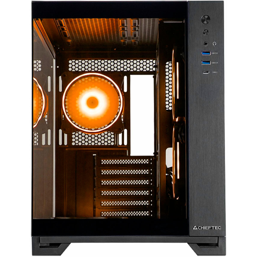 Корпус Chieftec VISIO (GM-30B-TG-OP) Корпус Chieftec VISIO (GM-30B-TG-OP)