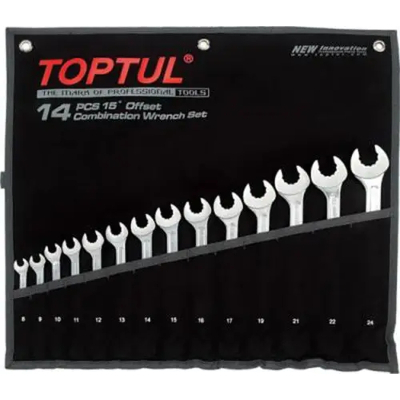 Ключ Toptul комбінований 8-24 мм 14 шт. Dynamic (GPAQ1402)