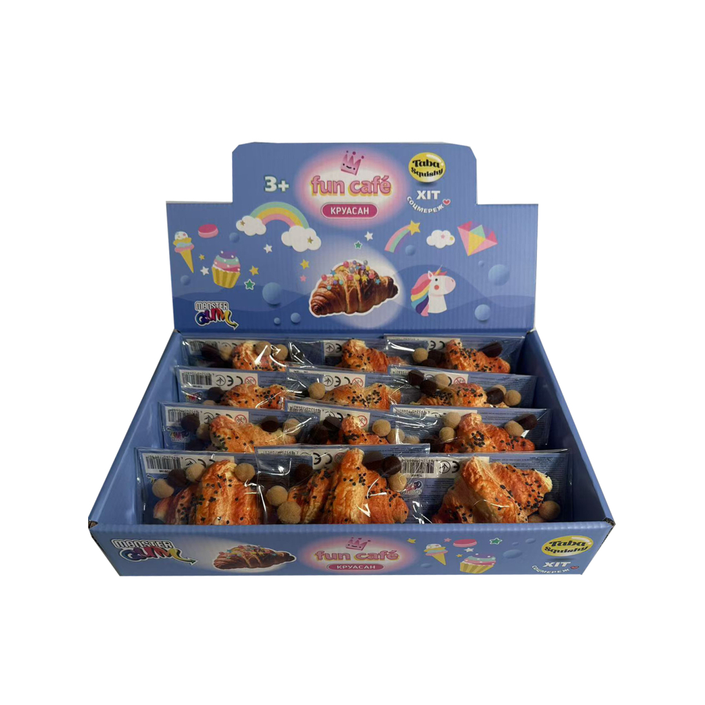 Антистрес Monster Gum Fun Cafe Taba - Круасан (T26188) Антистрес Monster Gum Fun Cafe Taba - Круасан (T26188)