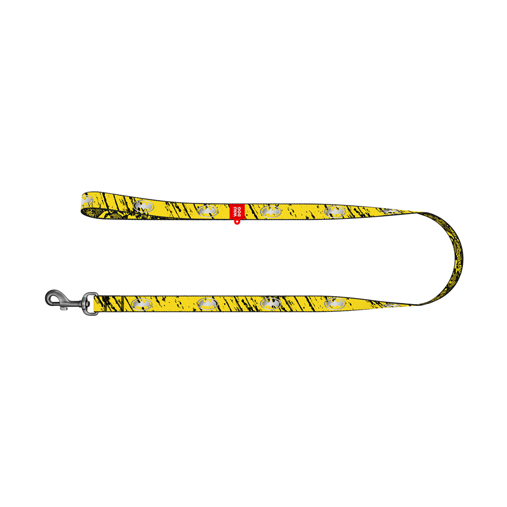 Повідець для собак WAUDOG Nylon "Бетмен Ескіз" світловідбивний L-XXL (342-1081)