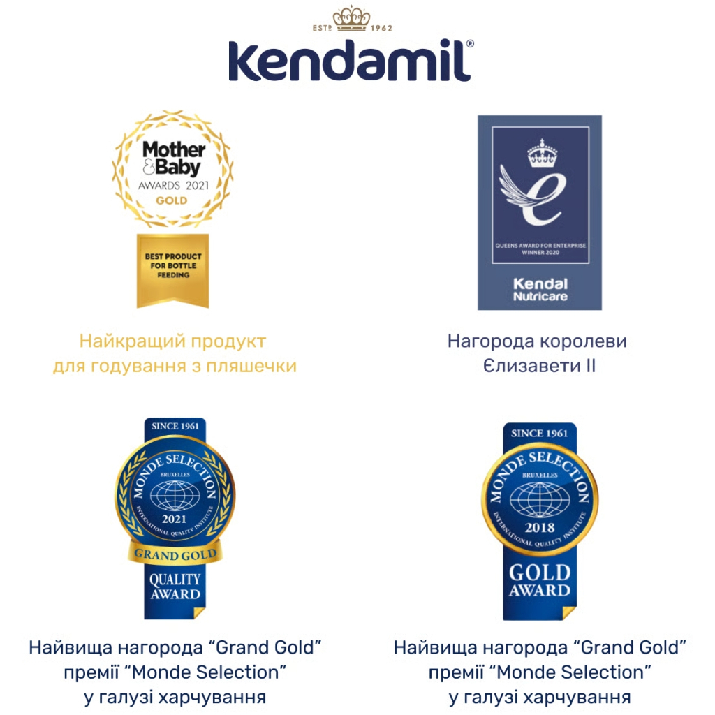 Дитяча суміш Kendamil Classic 2 молочна 6-12 місяців 800 г (92000039)