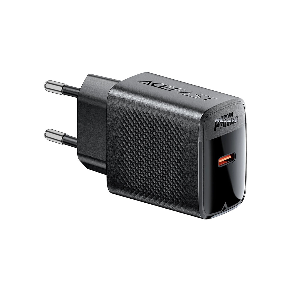 Зарядний пристрій Acefast A102 USB-C PD30W GaN Black (6974316283287) Зарядний пристрій Acefast A102 USB-C PD30W GaN Black (6974316283287)