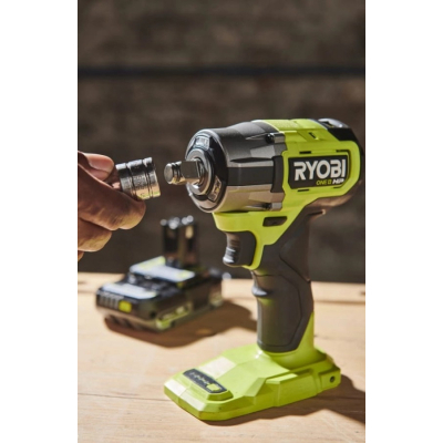 Гайковерт Ryobi ударний ONE+ HP RIW18C-0 18V, 2800об/х,в 450Нм, 1/2"m 4 швидкості (без АКБ та ЗП) (5133005898)