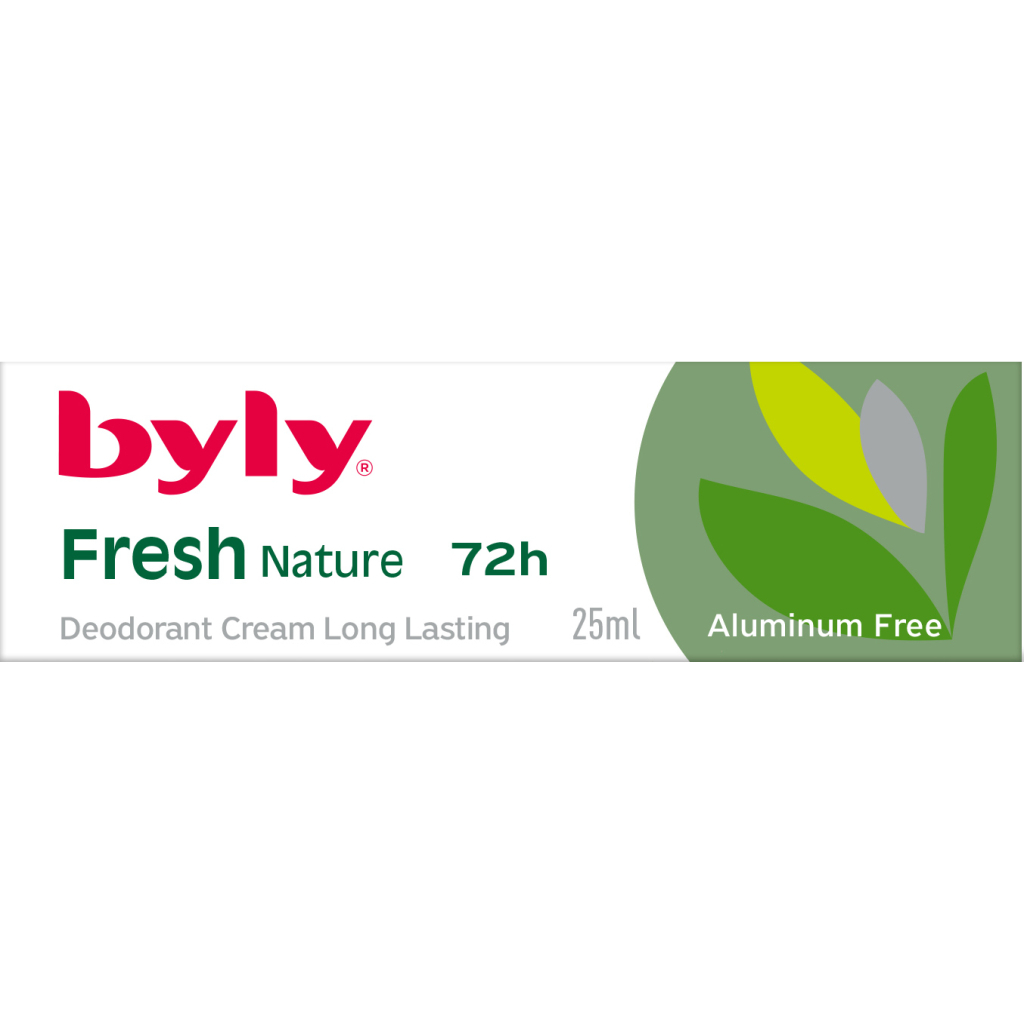 Дезодорант Byly Крем Fresh Nature Без солей алюмінію Захист 72 години 25 мл (8411104004610)