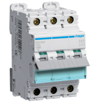Automatic switch Hager 3-p. C 63A (10kA) (B) (NCN363)