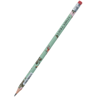 Graphite pencil Axent LA, Timeless round, with eraser, HB (9009/36-23-A)