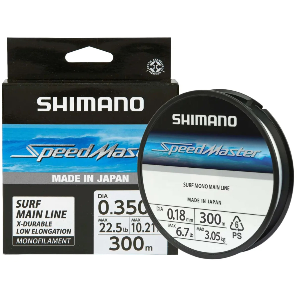 Волосінь Shimano Speedmaster Surf Mono 300m 0.35mm 10.21kg (2266.46.48) Волосінь Shimano Speedmaster Surf Mono 300m 0.35mm 10.21kg (2266.46.48)