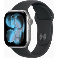 Смарт-годинник Apple Watch Series 11 GPS + Cellular 42mm Space Grey Aluminium Case with Black Sport Band - M/L (MF8C4RK/A)