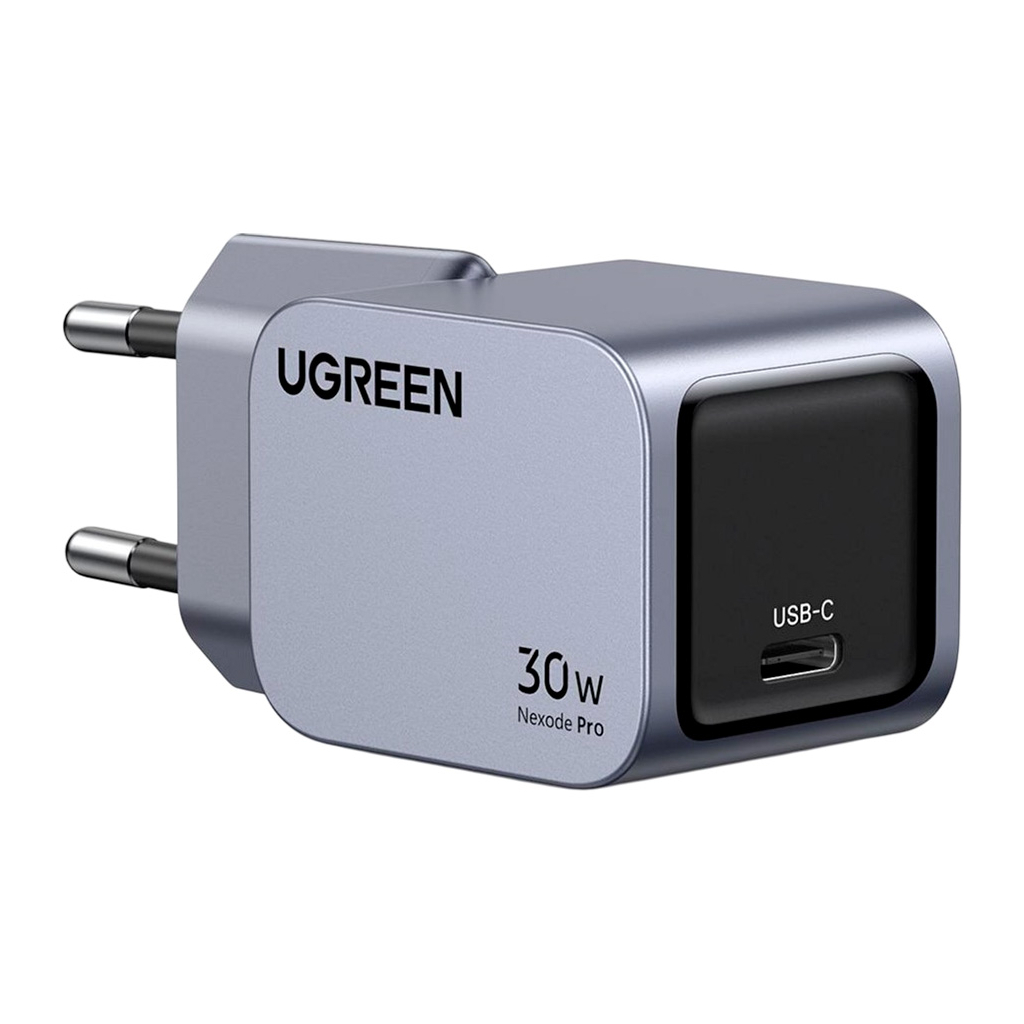 Зарядний пристрій Ugreen USB-C PD30W GaN X703 gray (35006) Зарядний пристрій Ugreen USB-C PD30W GaN X703 gray (35006)