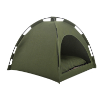 House for animals Lapka Tent green (LPK-01)