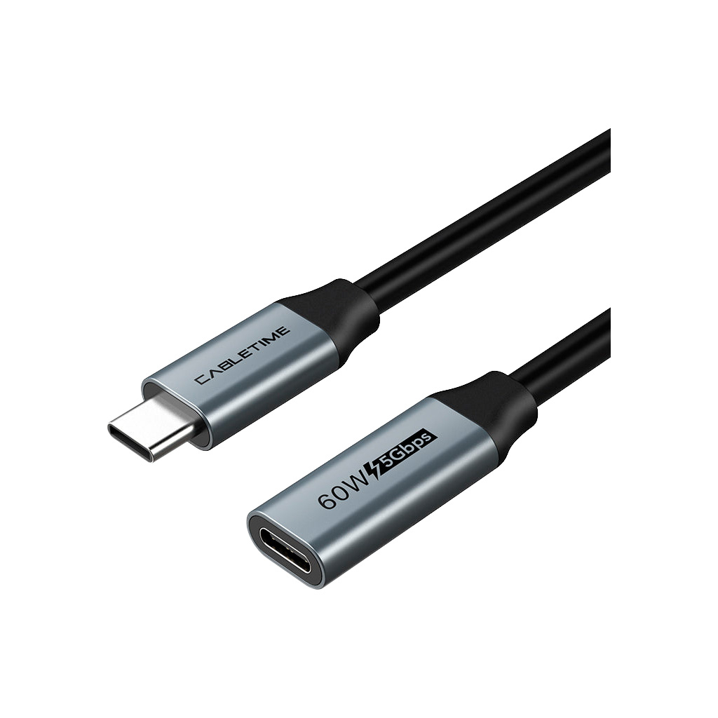 Дата кабель USB-C M to USB-C F 0.5m 5Gbps 60W 4K60Hz Cabletime (CA913664) Дата кабель USB-C M to USB-C F 0.5m 5Gbps 60W 4K60Hz Cabletime (CA913664)