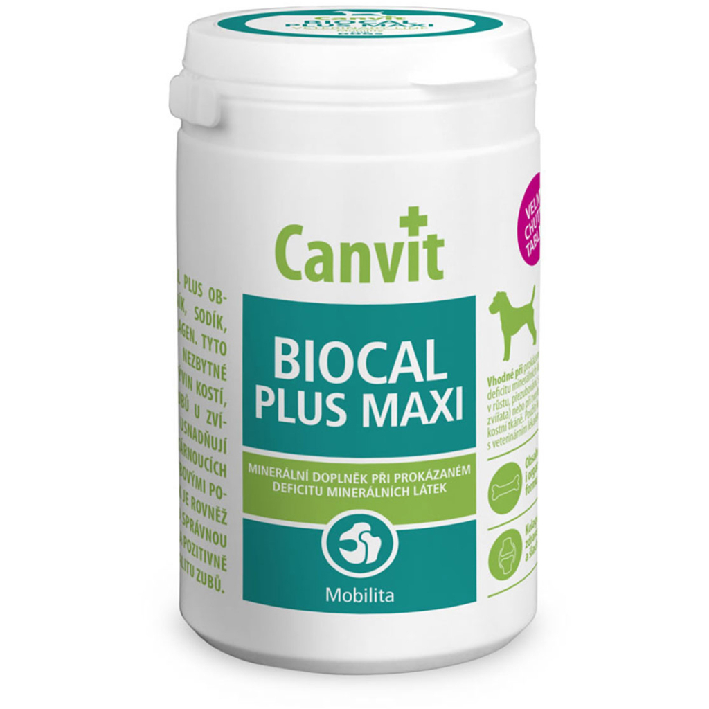 Вітаміни для собак Canvit Biocal Plus Maxi 230 г (8595602531455)