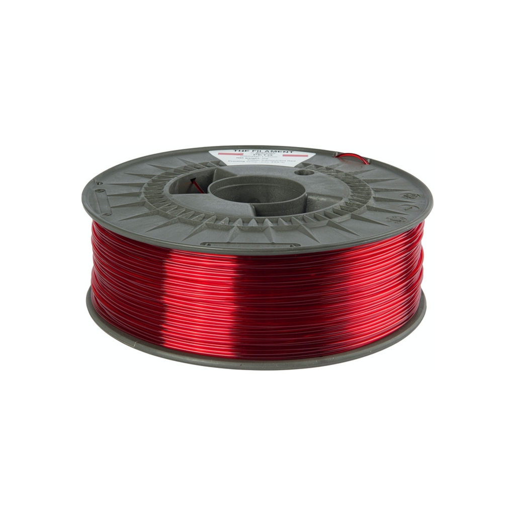 Пластик для 3D-принтера The Filament PETG TRANSPARENT 1.75mm 1kg RED (TF-24028) Пластик для 3D-принтера The Filament PETG TRANSPARENT 1.75mm 1kg RED (TF-24028)