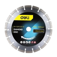 Deli cutting circle 230 x 22.2 mm for dry cutting (EDH-SQP230-E1)