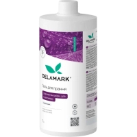 Washing gel DeLaMark Universal With the aroma of leather, oud and vetiver 1 l (4820152333971)