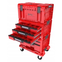Tool box QBRICK SYSTEM set on a platform, 21", 525*345*885, SYSTEM PRO Drawer Workshop Set 4 Red (Z258360PG003)