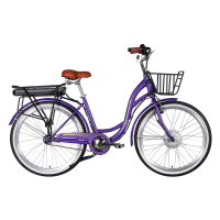 Електровелосипед Dorozhnik 26" eAQUAMARINE BH рама-17" 36B 13А*г 500Вт 2026 фіолетовий (ELB-D-26-295)