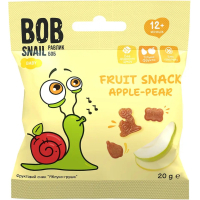 Children's snacks Bob Snail fruit apple-pear 20 g (1740851)