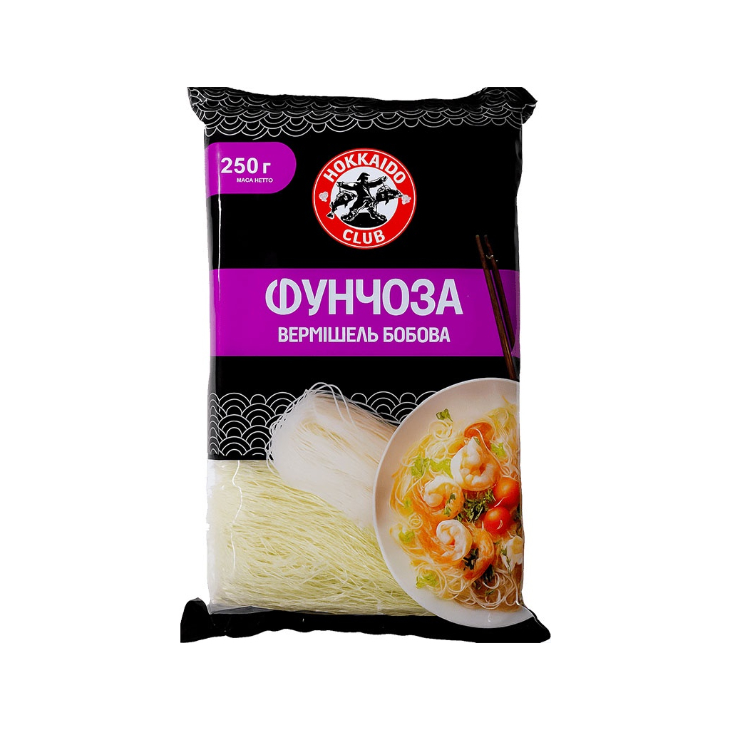 Макарони Hokkaido Club Фунчоза 250 г (4820172444428)