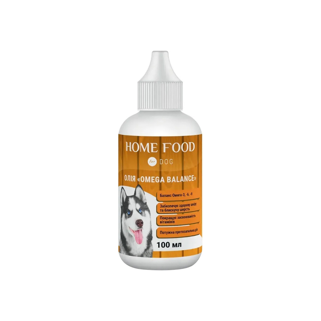 Вітаміни для собак Home Food Олія Omega Balance 100 мл (4828335900100)
