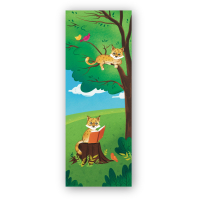Bookmarks for books by Lyutsink "Lynxes. Reading" 1 pc. (LK000000087) (2000000000087)
