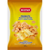Nuts Sultan Roasted salted peanuts with the taste of cheese 120 g (slt.51011)