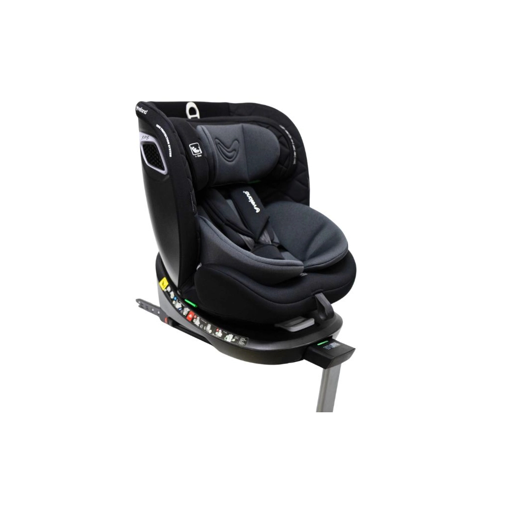 Автокрісло Velano Vento 360° i-Size 40150 см, ISOFIX + опорна нога, grey (48418) Автокрісло Velano Vento 360° i-Size 40150 см, ISOFIX + опорна нога, grey (48418)