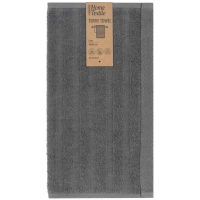 ARDESTO terry towel Lines 100% cotton 50 x 90 cm, dark gray (ART2650LR)