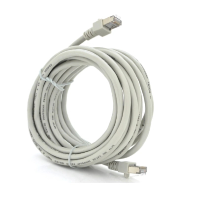 Патч-корд 5м FTP cat.5e, CU, RJ45, grey Ritar (PCR-CU/5G / 38355)
