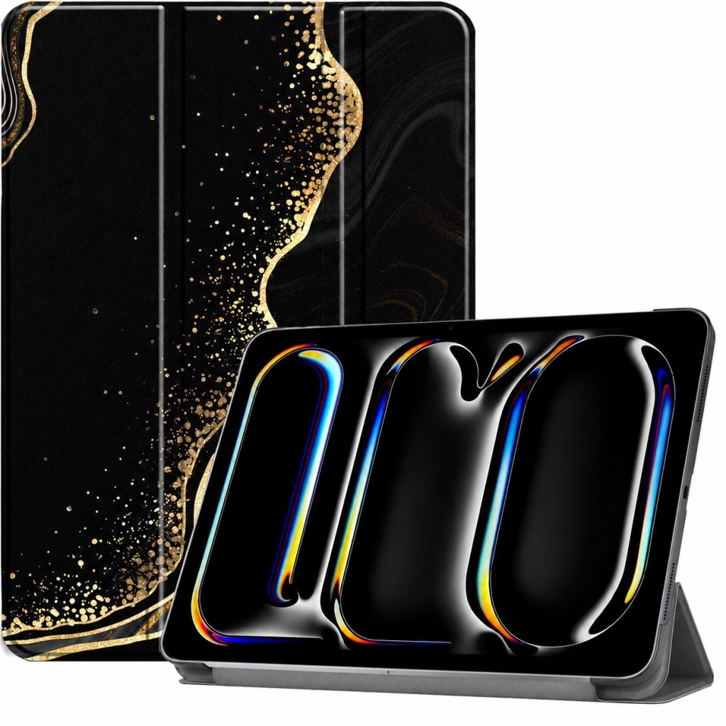 Чохол до планшета BeCover Smart Case Apple iPad Pro 11" M5 2025 Black Abstraction (715971)