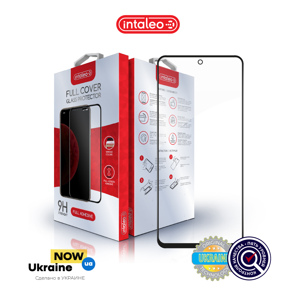 Скло захисне Intaleo Full Glue Xiaomi Redmi Note 10 Lite Black (1283126517969)