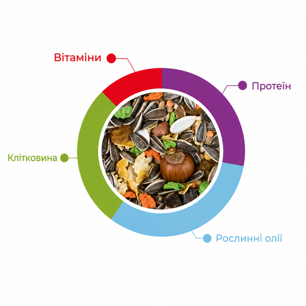 Корм для гризунів Padovan Scoiattoli GrandMix для білок і бурундуків 750 г (8001254001883) Корм для гризунів Padovan Scoiattoli GrandMix для білок і бурундуків 750 г (8001254001883)