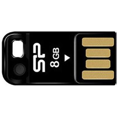 USB флеш накопичувач Silicon Power 8Gb Touch T02 black (SP008GBUF2T02V1K)