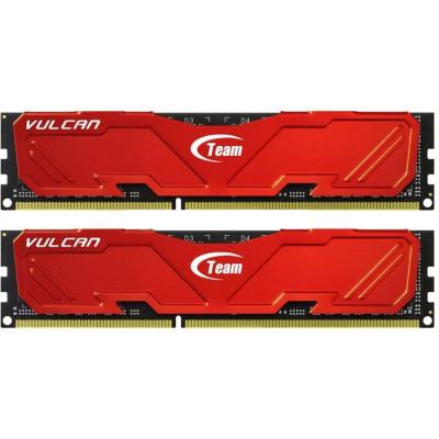 Модуль пам'яті для комп'ютера DDR-3 16GB (2x8GB) 1866 MHz Vulcan Red Team (TLRED316G1866HC10SDC01)