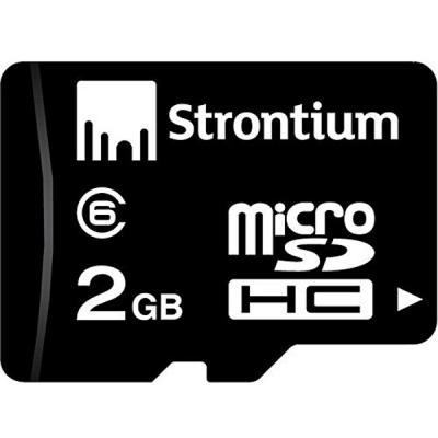 Карта пам'яті Strontium Flash Miсro-SDHC memory card 2Gb (SR2GTFC6R)