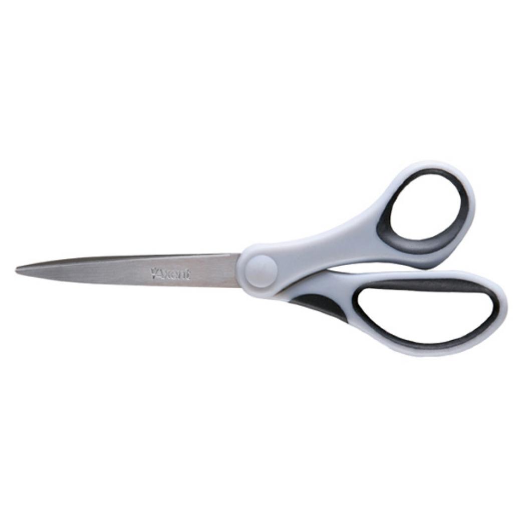 Ножиці Axent Duoton, 18см, gray-black (6301-01-А) Ножиці Axent Duoton, 18см, gray-black (6301-01-А)