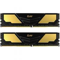 Модуль пам'яті для комп'ютера DDR4 32GB (2x16GB) 2400 MHz Elite Plus Gold/Black Team (TPD432G2400HC16DC01)