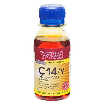 Чорнило WWM CANON CLI-451/CLI-471 100г Yellow (C14/Y-1)