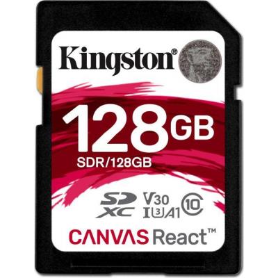Карта пам'яті Kingston 128GB SDXC class 10 UHS-I U3 (SDR/128GB)
