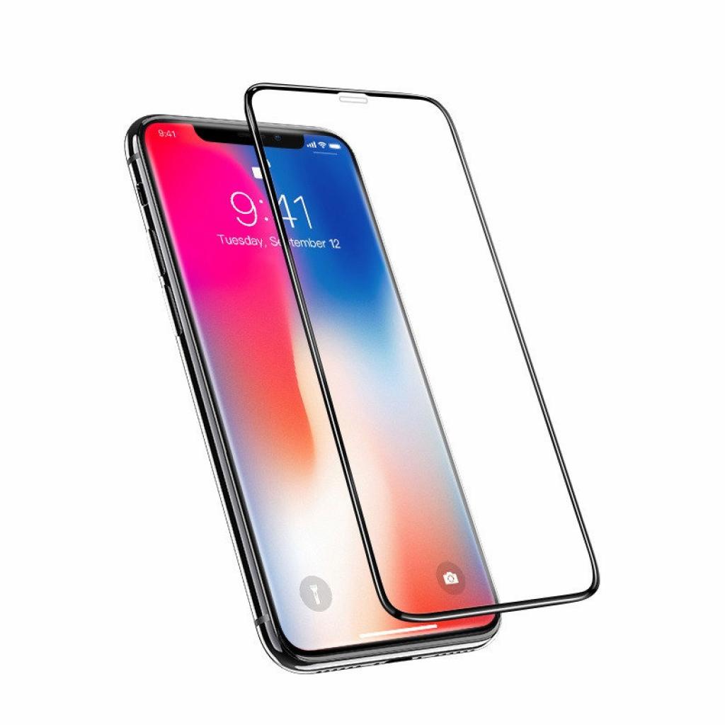 Скло захисне Drobak для iPhone 11 Pro (Black) (500275) Скло захисне Drobak для iPhone 11 Pro (Black) (500275)