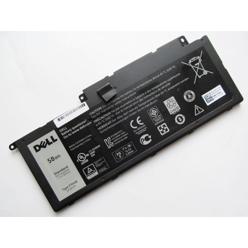 Акумулятор до ноутбука Dell Inspiron 15-7537 F7HVR, 58Wh (3800mAh), 4cell, 14.8V, Li-ion (A47207) Акумулятор до ноутбука Dell Inspiron 15-7537 F7HVR, 58Wh (3800mAh), 4cell, 14.8V, Li-ion (A47207)