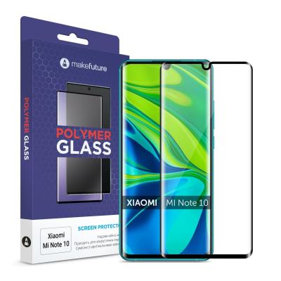 Скло захисне MakeFuture Xiaomi Mi Note 10/10 Pro Polymer Glass (MGP-XMN10)