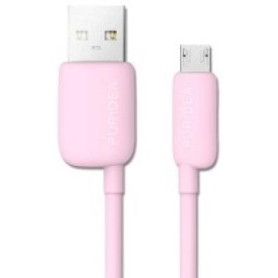 Дата кабель USB 2.0 AM to Micro 5P 1.2m Pink Puridea (L02-USB Pink)