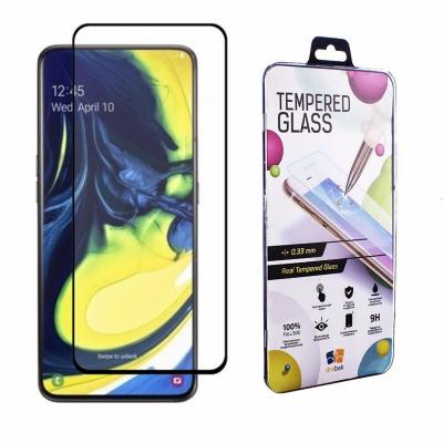 Скло захисне Drobak Samsung Galaxy A90 (Black) (441632)